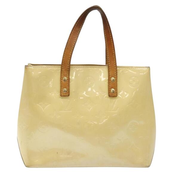 LOUIS VUITTON Monogram Vernis Reade PM Hand Bag Perle M91336 - Picture 2 of 12